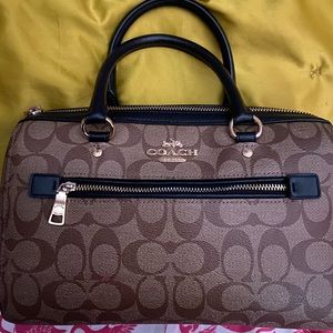Leather coach purse or satchel